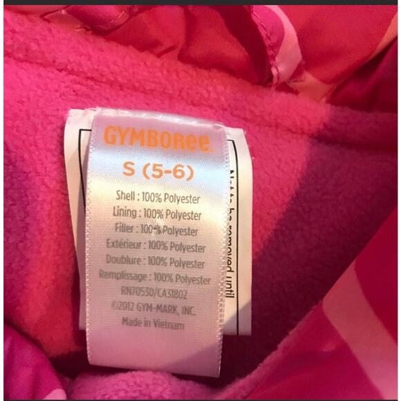 Gymboree Pink Animal Print Vest Sz Small 5/6 - Picture 3 of 4